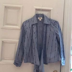 Talbots blue shirt
